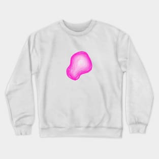 pink watercolor abstract design Crewneck Sweatshirt